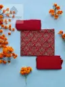 Women's Red Daily Wear Designer Suit Set