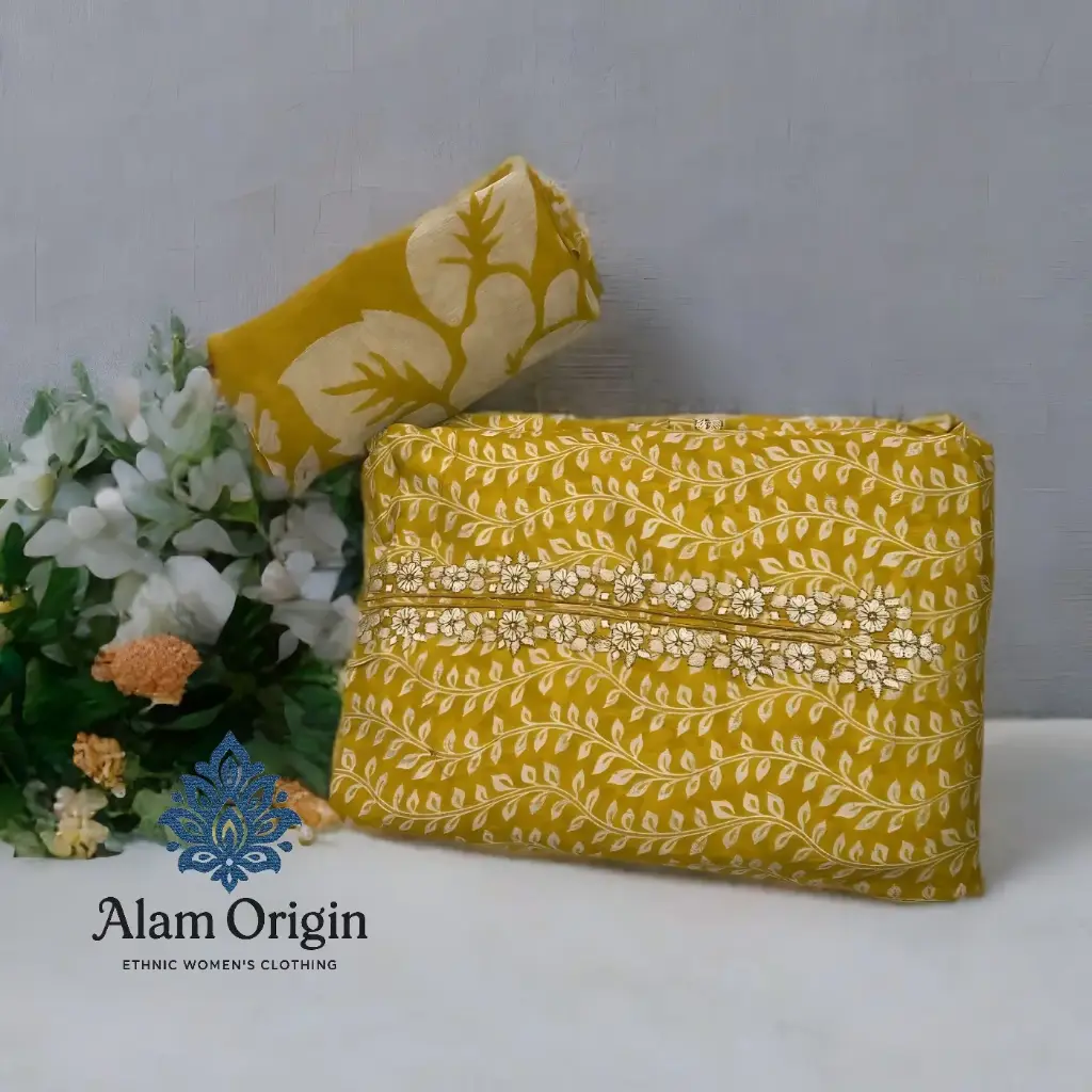 Sunshine Yellow Designer Suit for Women | Premium Ethnic Wear for Special Occasions