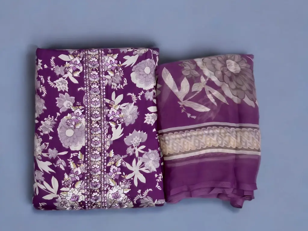 Purple Suit with Dupatta | Women's Ethnic Wear