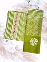 Parrot Green Printed Suit with Printed Dupatta | Casual Wear