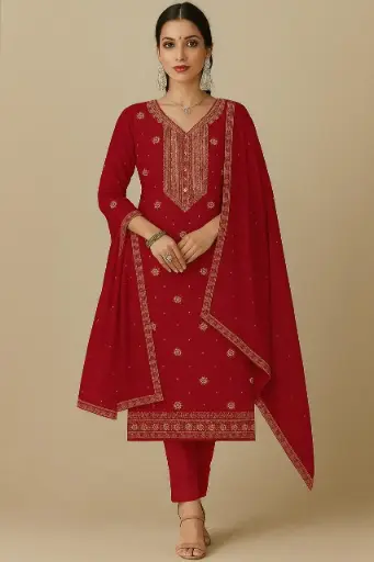 [EACOTMU09] Sindoori Rajwada Designer Suit