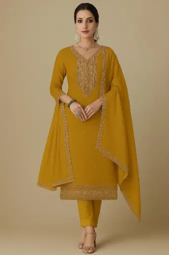 [EACOTMU12] Kesarika Rajwada Designer Suit