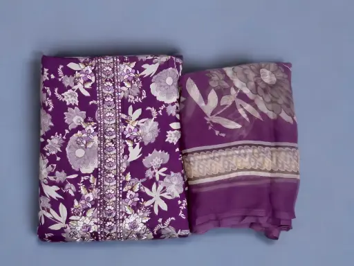 [EACOTMU40] Purple Suit with Dupatta | Women's Ethnic Wear