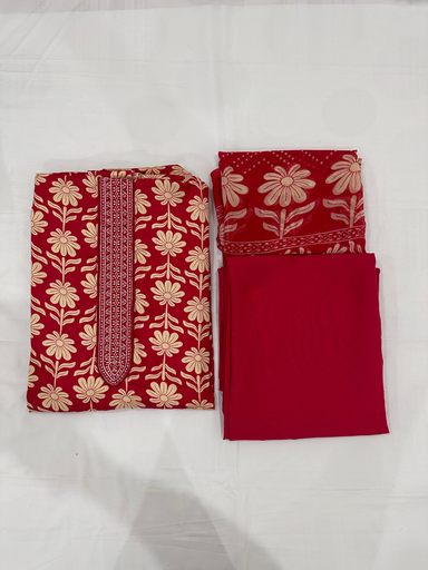 Noor-e-Laal Printed Cotton Silk Daily Suit